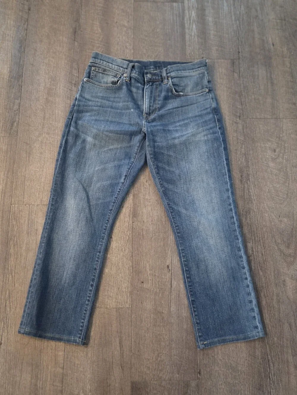 J. Crew Jeans Mens 32x26 484 Slim-fit in stretch broken-in Japanese denim J5026